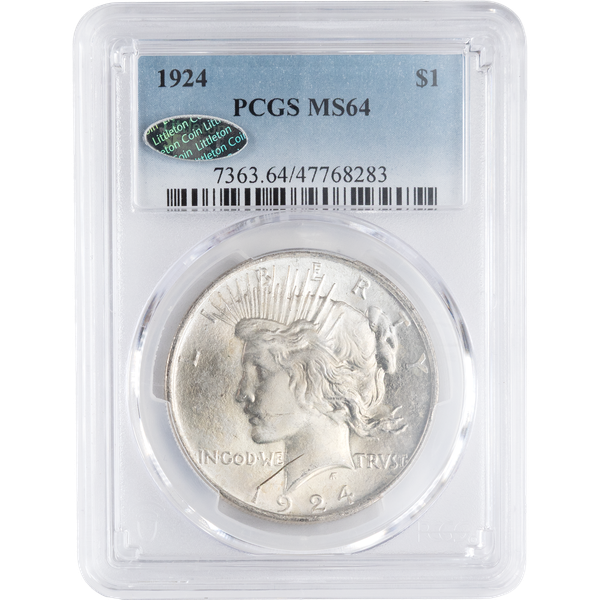 1924 Peace Silver Dollar | Littleton Coin Company