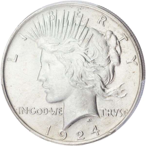 1924 Peace Silver Dollar