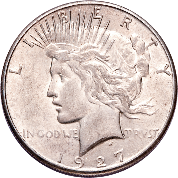 1927-S Peace Silver Dollar