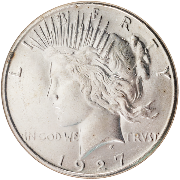 1927-S Peace Silver Dollar