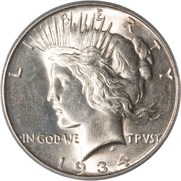 1934-D Peace Silver Dollar | Littleton Coin Company