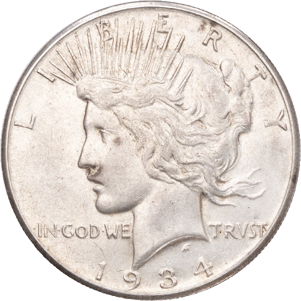 1934-S Peace Silver Dollar | Littleton Coin Company