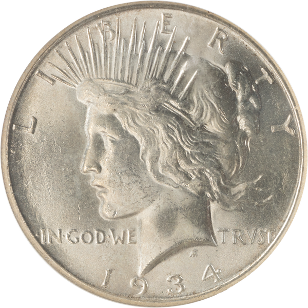 1934-S Peace Silver Dollar
