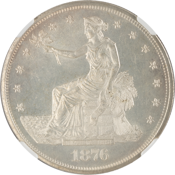 1876 Trade Silver Dollar