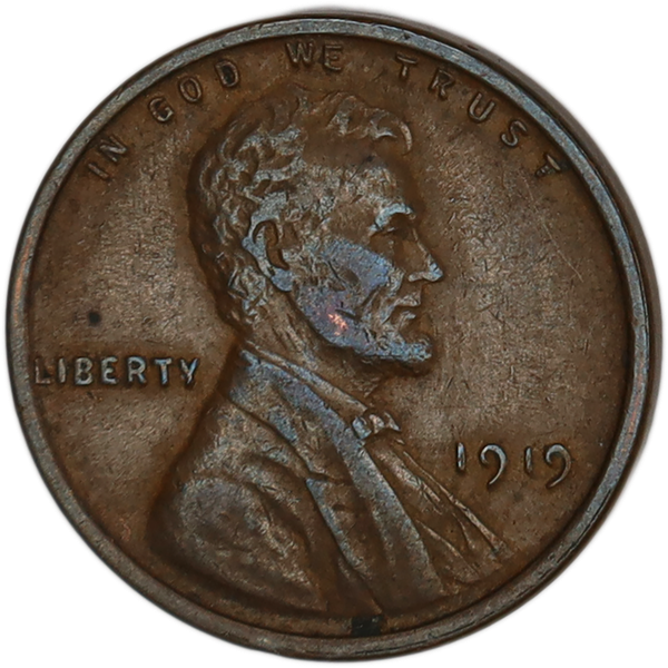 1919 Lincoln Head Cent VF