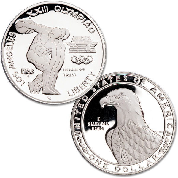 1983-S Los Angeles Olympiad Silver Dollar