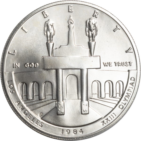 1984-P Los Angeles Olympiad Silver Dollar | Littleton Coin Company