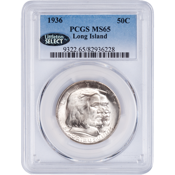 1936 Long Island Tercentenary Silver Half Dollar | Littleton Coin