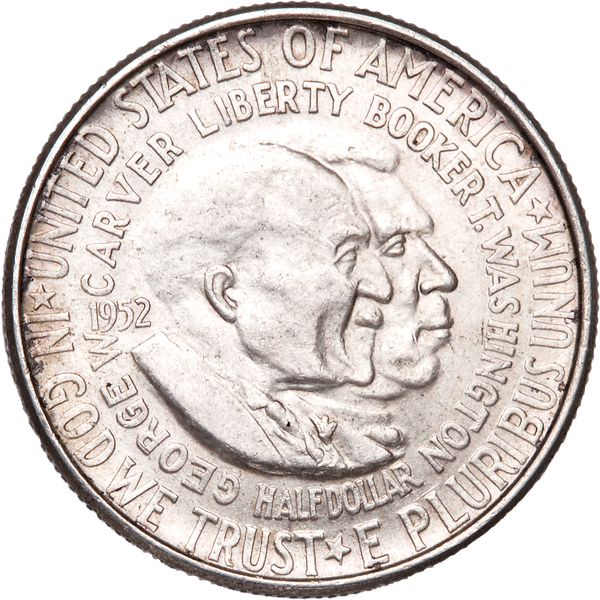 1952 Carver/Washington Commemorative Silver Half Dollar