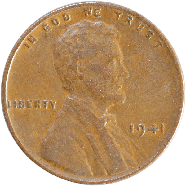 1941 Lincoln Head Cent CIRC