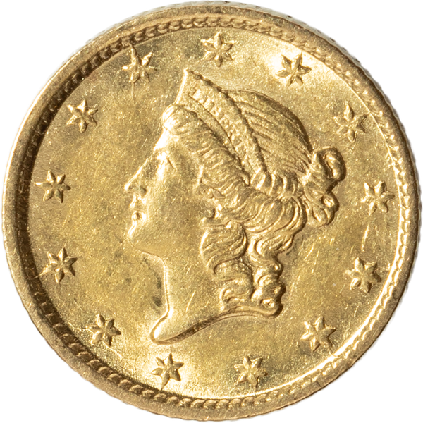 1854 Liberty Head Gold Dollar