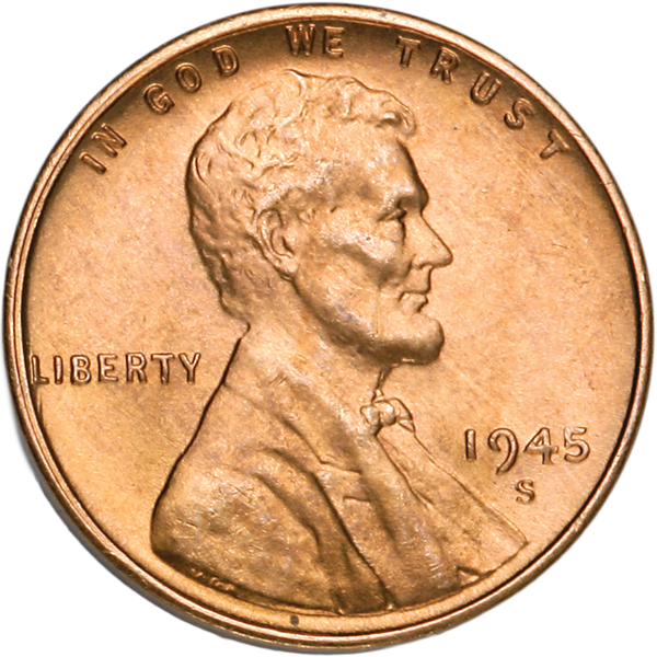 1945-S Lincoln Head Cent