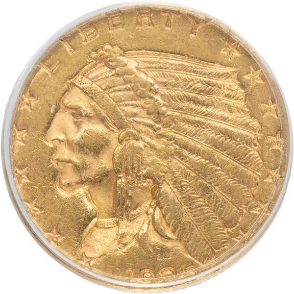 1925-D Gold $2.50 Indian Head ANACS AU58