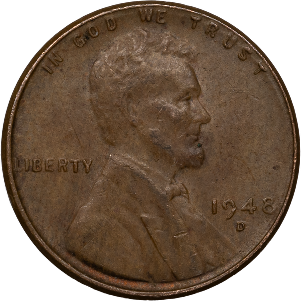 1948-D Lincoln Head Cent CIRC