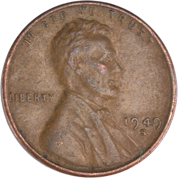 1949-S Lincoln Head Cent CIRC