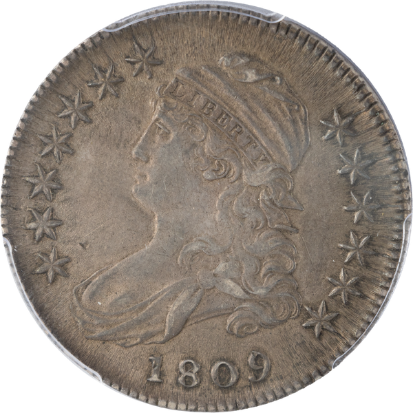 1809 Capped Bust Silver Half Dollar