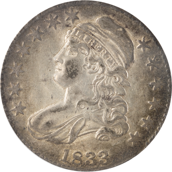 1833 Capped Bust Half Dollar Mint State (MS) Pricing Guide