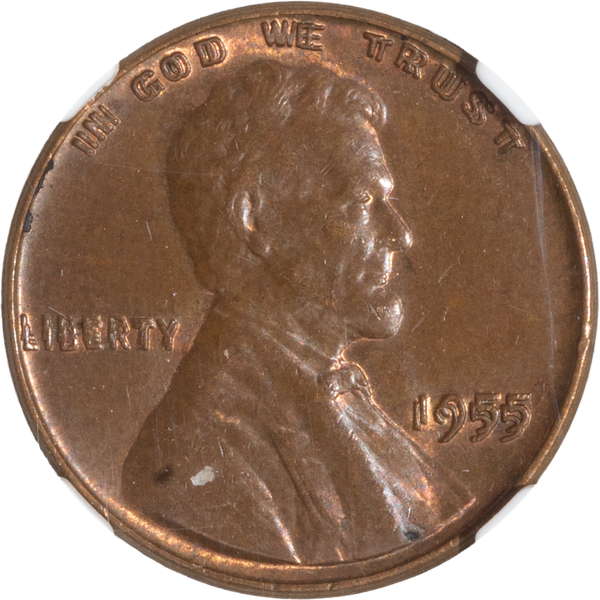 1955 Doubled Die Obverse Lincoln Cent
