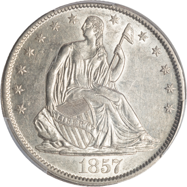 1857-O Liberty Seated Half Dollar