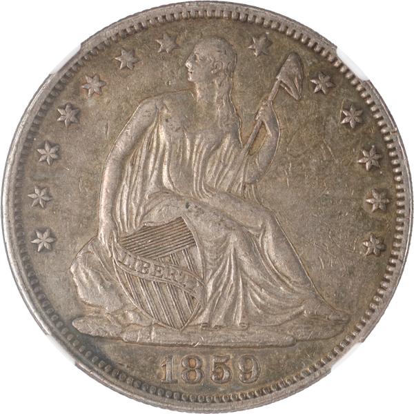 Half Dollar - Liberty Seated - 1859