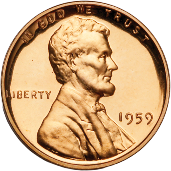 1959-P Lincoln Head Cent, Proof