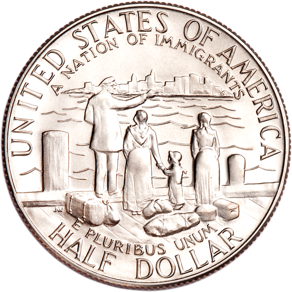 1986-D Statue of Liberty Clad Half Dollar, Choice Uncirculated