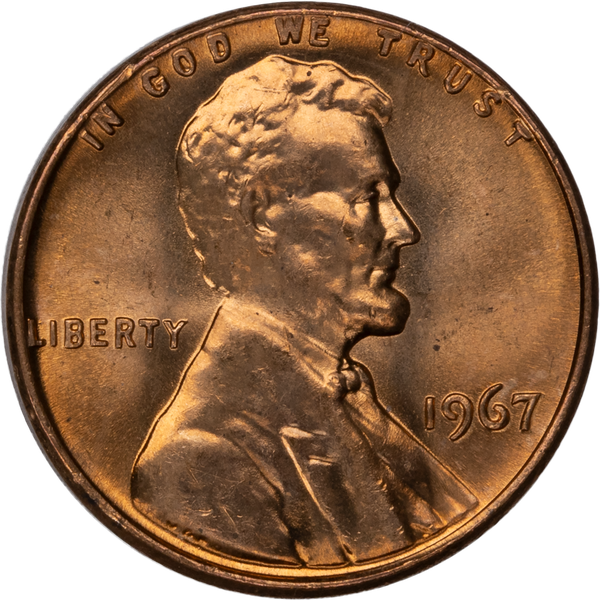 1967 Lincoln Head Cent MS60