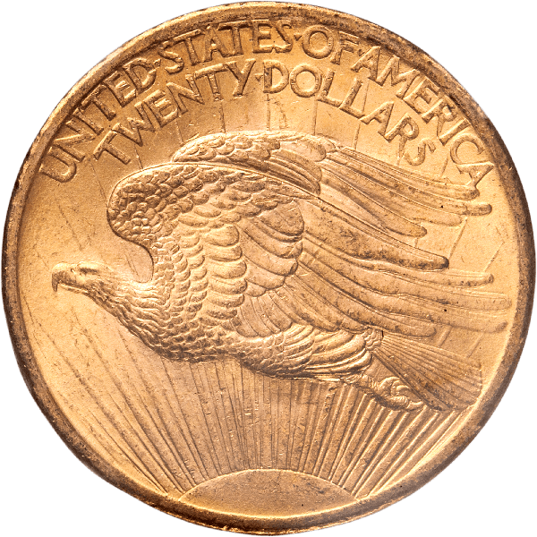 1908 Saint-Gaudens $20 Gold, No Motto MS63 | Littleton Coin Company