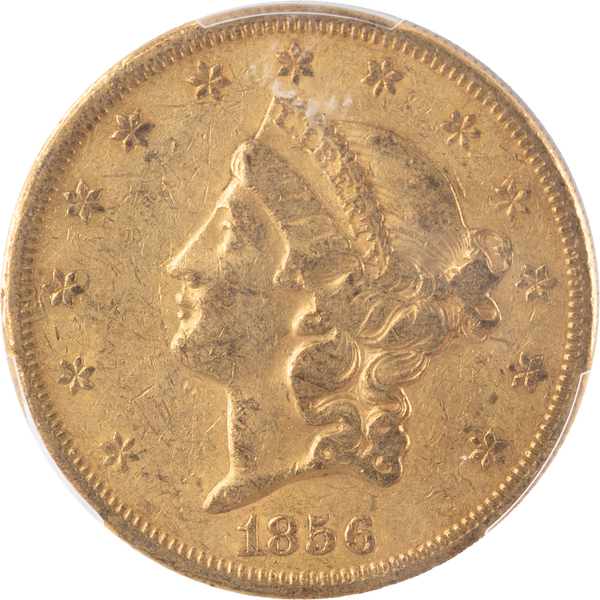 1856-S Gold $20 Liberty Head PCGS   XF40