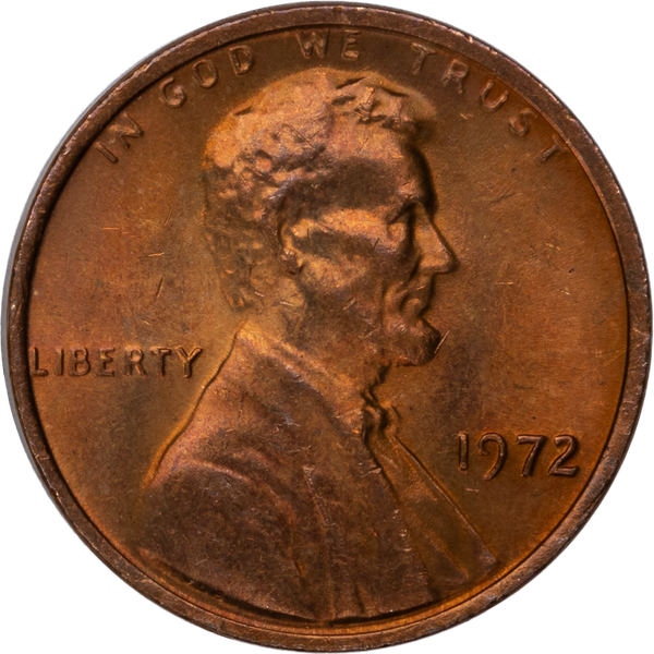 1972 Lincoln Head Cent MS60