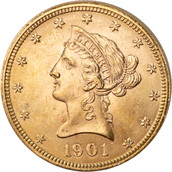 1901 Liberty Head $10 Gold Eagle