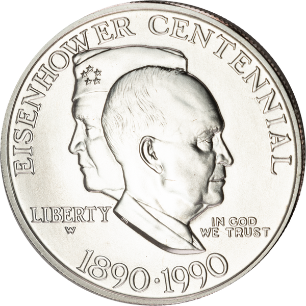 Modern Commemorative - Silver - 1990-W MS63
