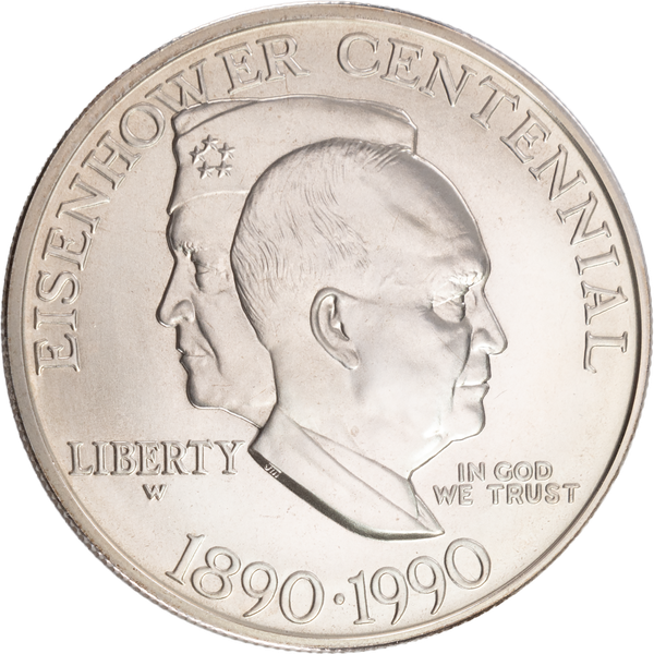 1990-W Eisenhower Centennial Silver Dollar | Littleton Coin Company