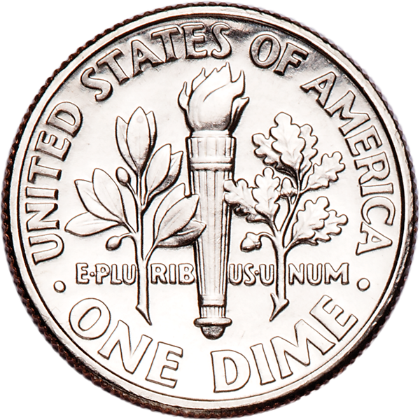1990-D Roosevelt Dime MS60 | Littleton Coin Company