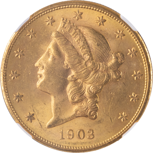 1903-S Liberty Head $20 Gold Double Eagle