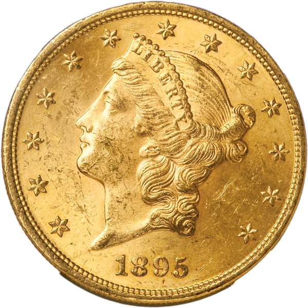 1895 Liberty Head $20 Gold Double Eagle