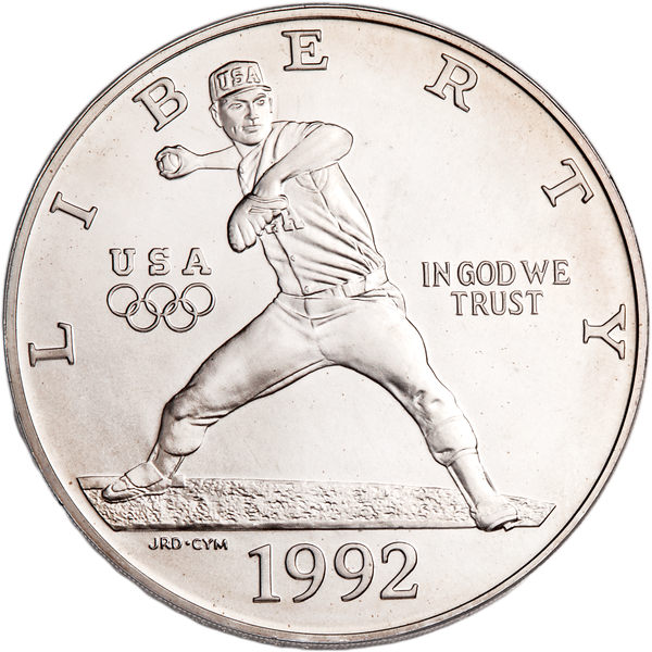 1992-D XXV Olympiad Silver Dollar