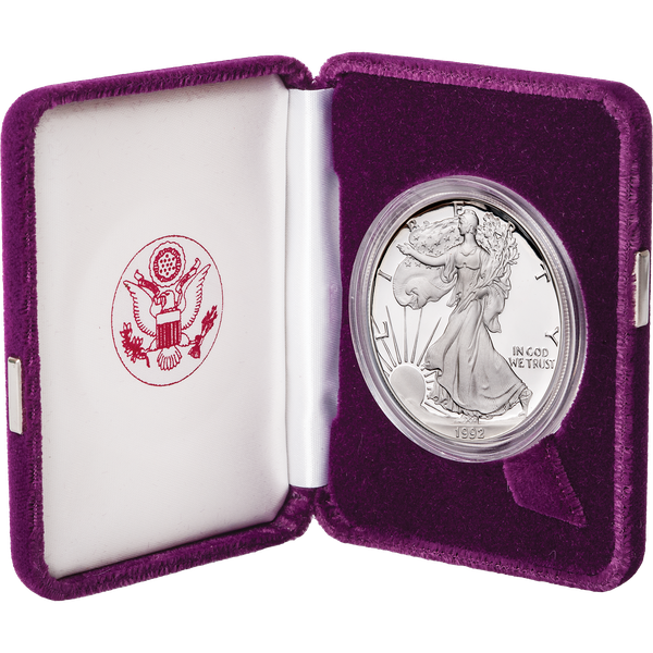 1992-S $1 Silver American Eagle | Littleton Coin Company