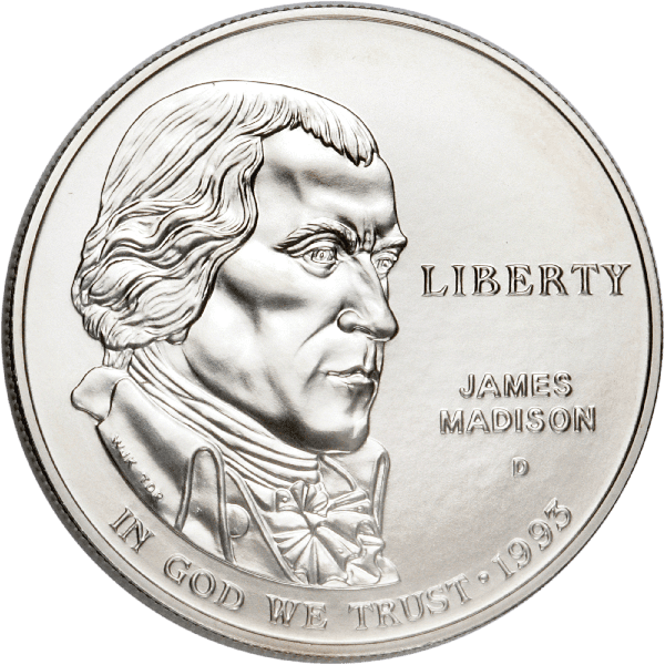 1993-D Bill of Rights Silver Dollar | Littleton Coin Company