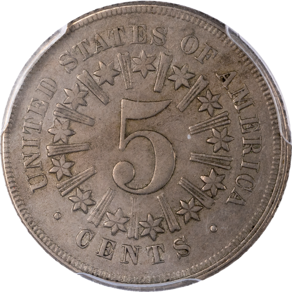 1866 Shield Nickel Rays PCGS XF45 | Littleton Coin Company