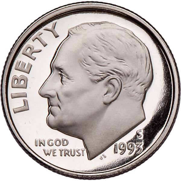 1993-S Roosevelt Dime PR63 | Littleton Coin Company