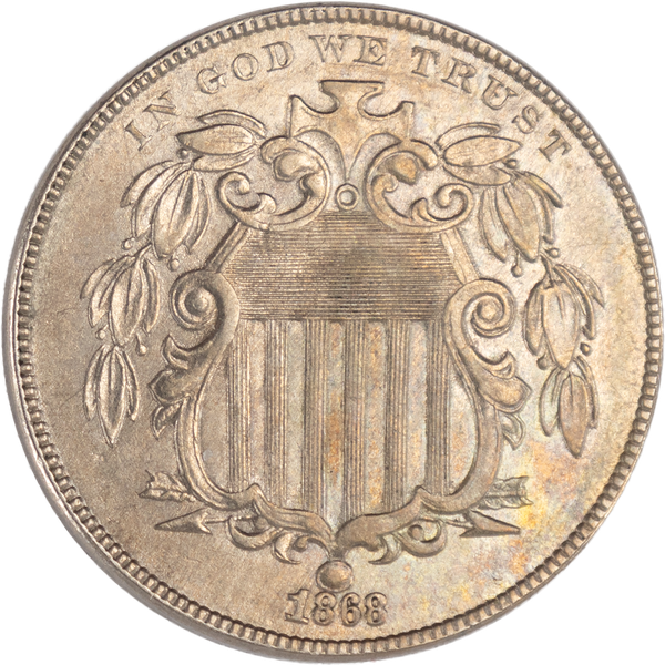 1868 Shield Nickel