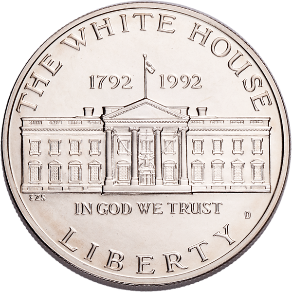 1992-D White House 200th Anniversary Silver Dollar | Littleton