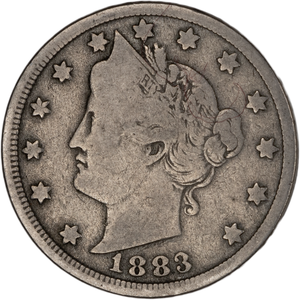 外国メダル、NY 1883 Liberty Head Nickel, No Cents MS60 | Littleton Coin Company