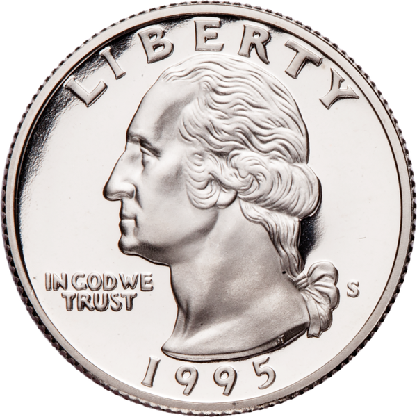 1995-S Washington Quarter