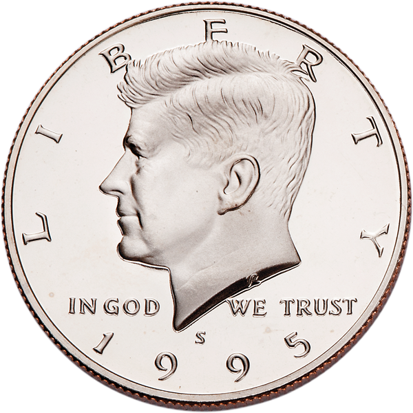 1995-S Clad Kennedy Half Dollar | Littleton Coin Company