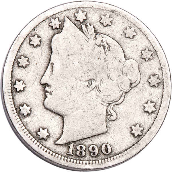 1890 Liberty Head Nickel