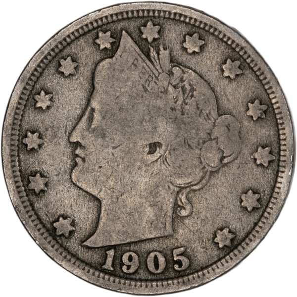 1905 Liberty Head Nickel AF