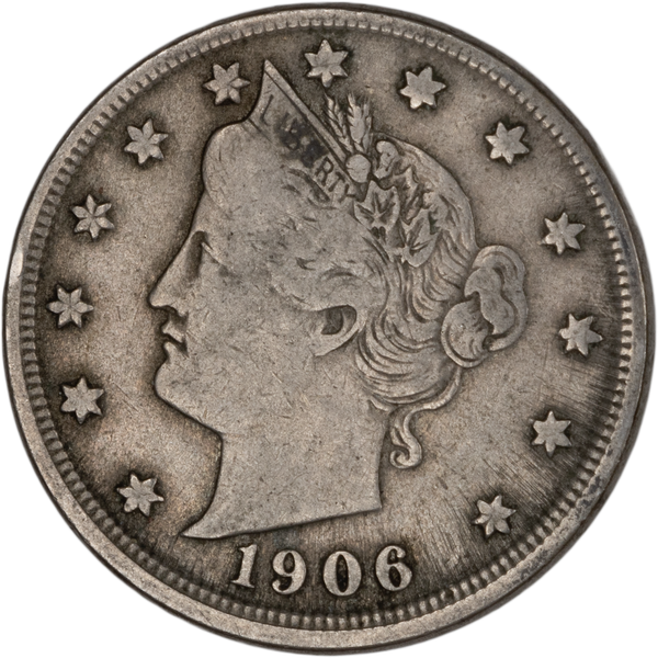 1906 Liberty Head Nickel F