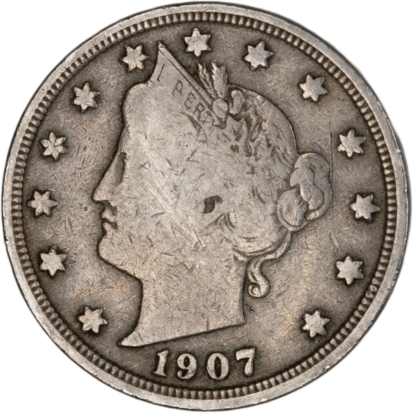 1907 Liberty Head Nickel AU50 | Littleton Coin Company